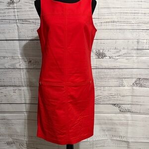 White House Black Market Vibrant Red Mini Dress